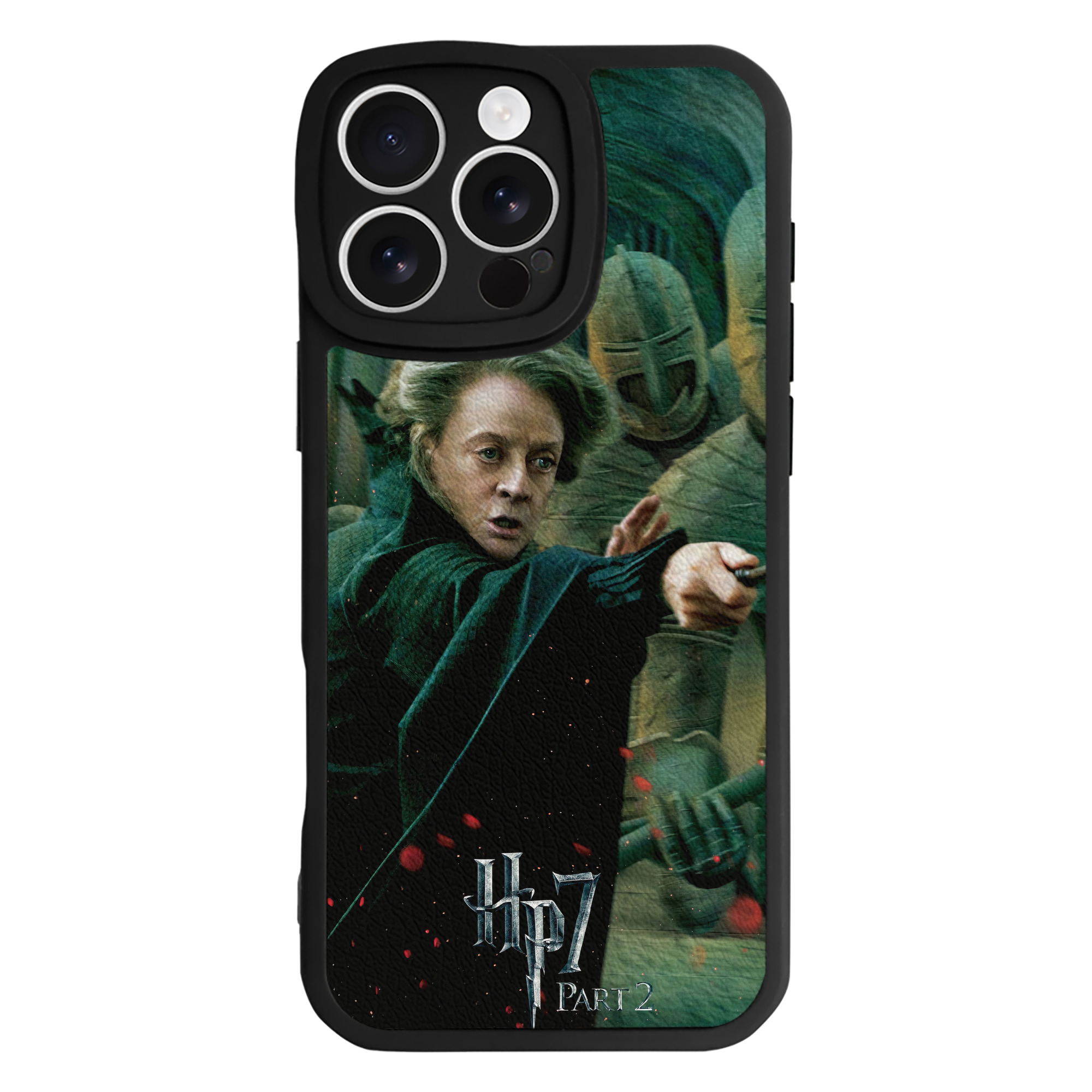 （画像用） Harry Potter ハリー・ポッターシリーズ 【iPhone 16シリーズ対応】シリコンスマホケース（レザー調） 材質：シリコン
